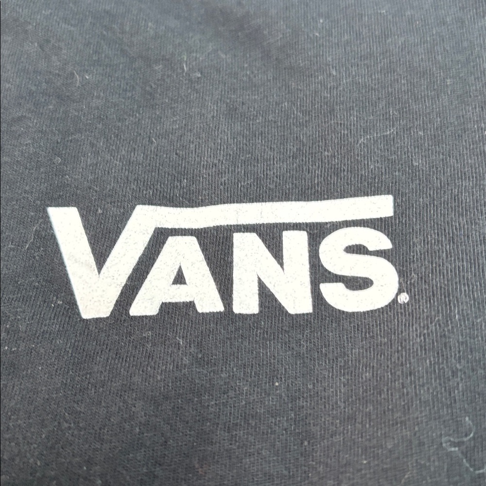 Vans Black Long Sleeve Glow In The Dark. Black Logo Short Sleeve& Vans Crew 🧦 - Picture 8 of 13